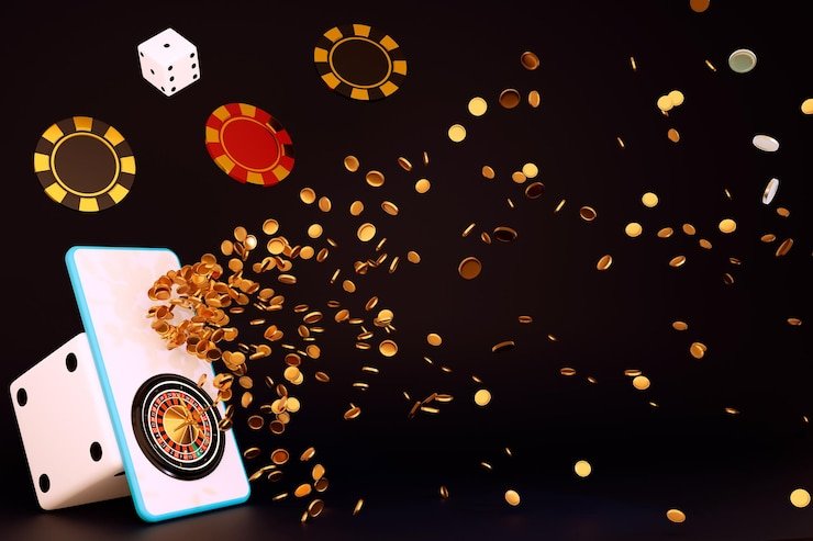 Red Tiger slot game interface on mobile phone with reel display and bet controls